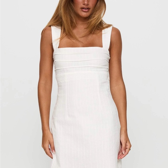 Princess Polly Anyone But You Mini Dress White - Picture 2 of 12